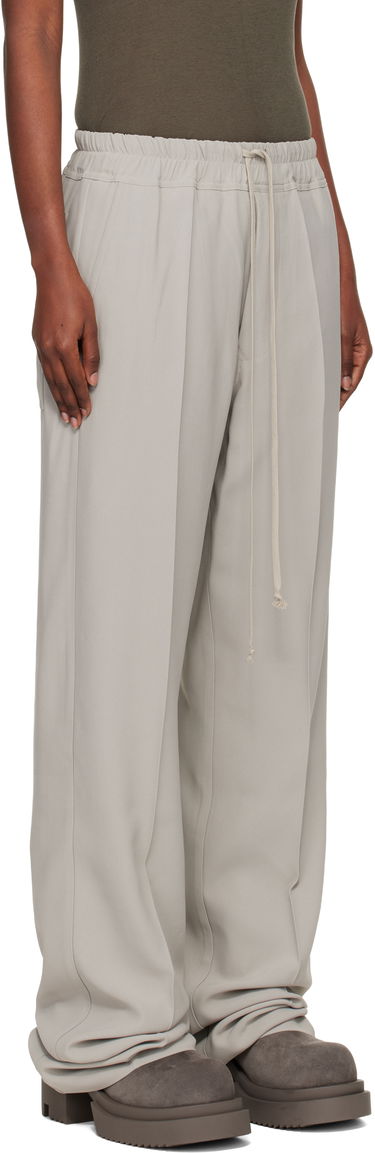 Hlače Rick Owens Rick Owens Concordians Dietrich Drawstring Trousers Siva | RP02E4325 HY, 1