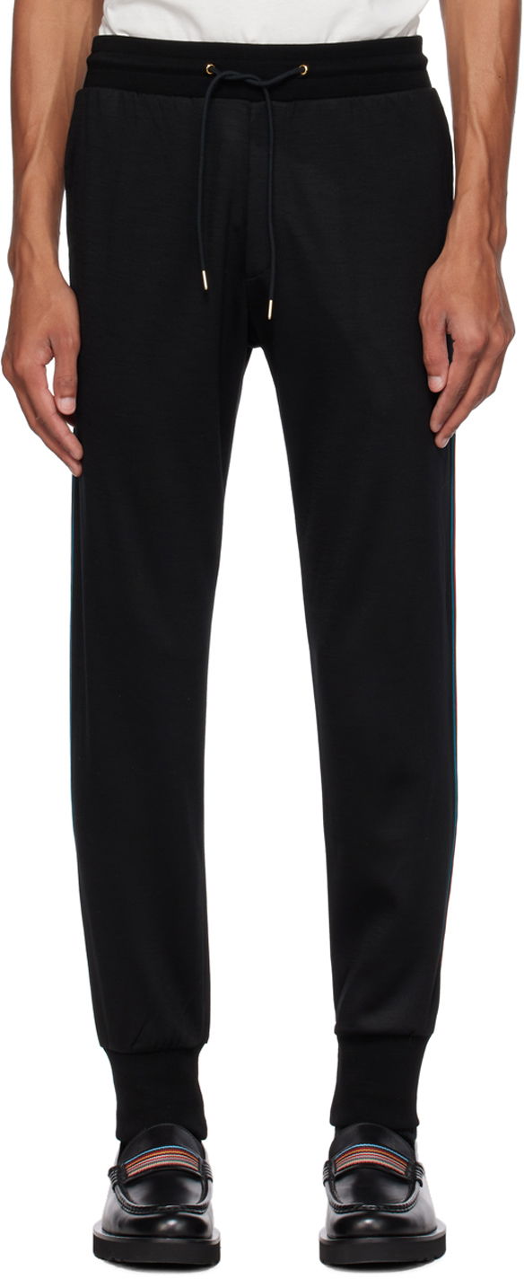 Trenirka Paul Smith Paul Smith Stripe Sweatpants Crna | M1R-299S-H00035