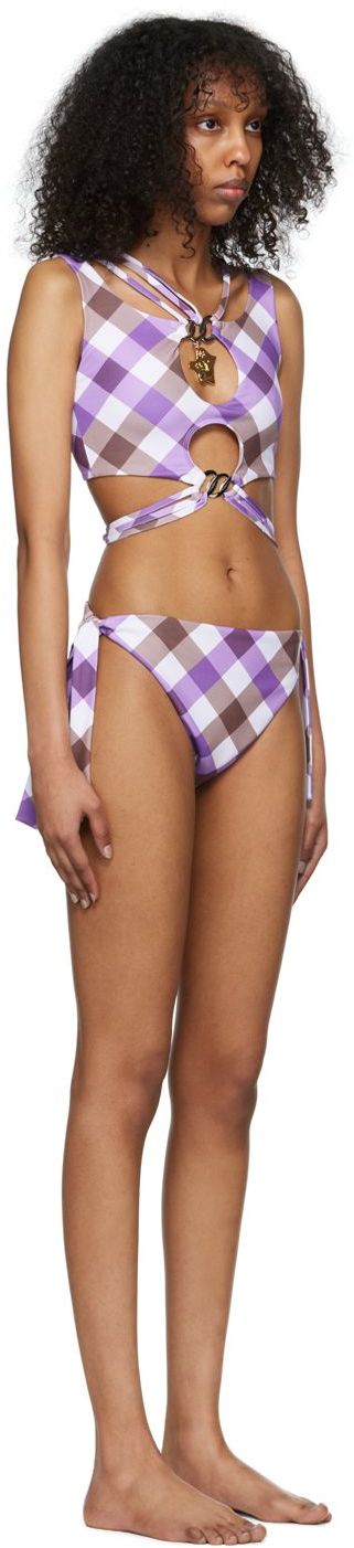 Kupaći kostimi Chopova Lowena Exclusive White Alley Bikini Swimsuit Ljubičasta | 9117-9118, 1