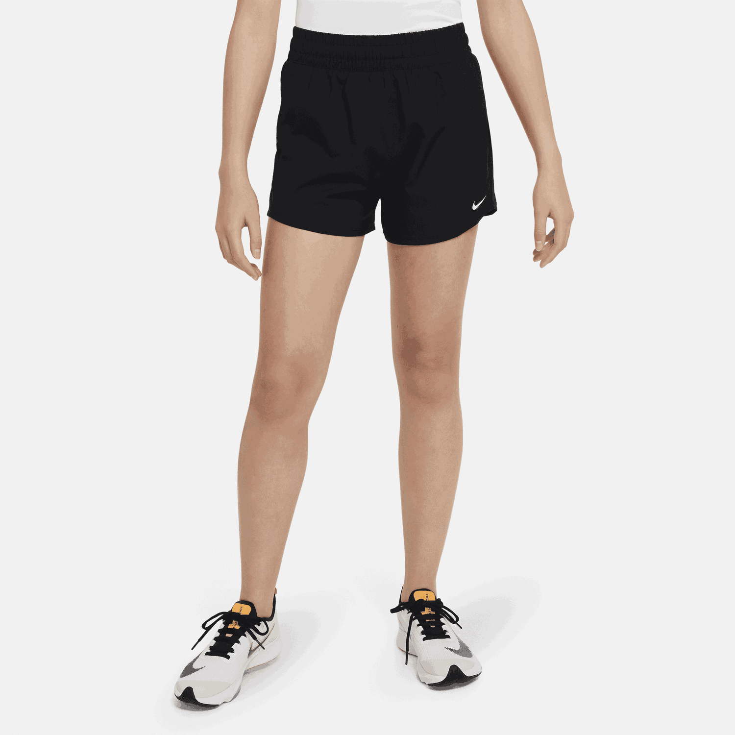 Kratke hlače Nike Dri-FIT One High-Waisted Woven Training Shorts Crna | DX4967-010, 0