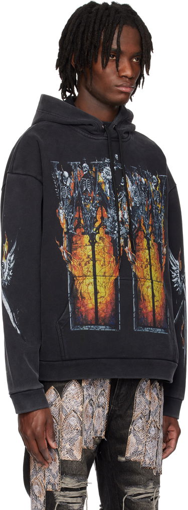 Dukserice Who Decides War Who Decides War Ember Chapel Graphic Hoodie Crna | 1110180002SS25, 1