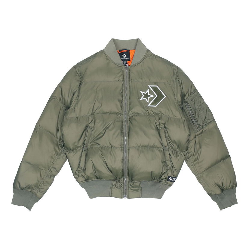 Bomber jakna Converse Down Jacket Zelena | 10006883-A03