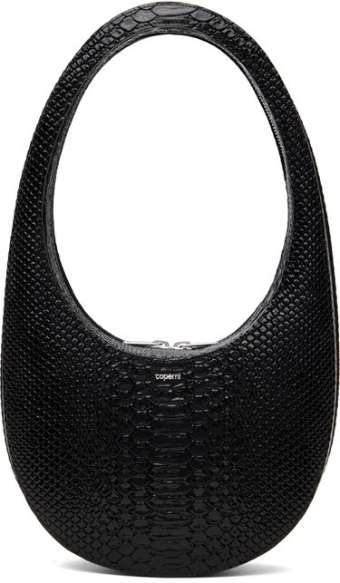Ručna torbica Coperni Coperni Python Embossed Swipe Bag Crna | COPBA01F6047, 0