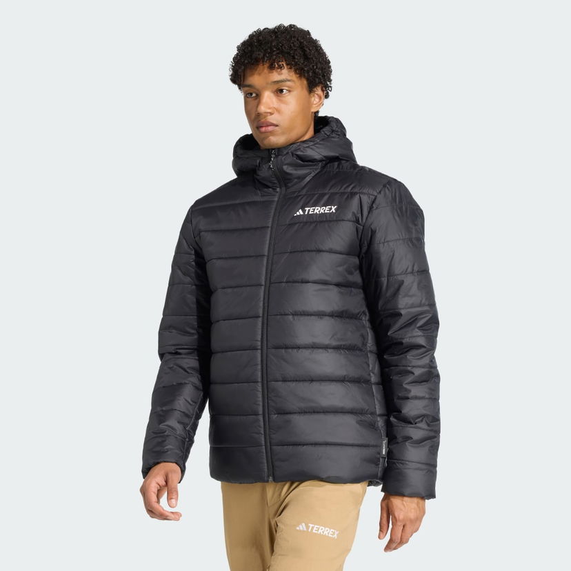 Pernata jakna adidas Performance Terrex Multi Essentials Climawarm Insulated Hooded Jacket Crna | KB2183