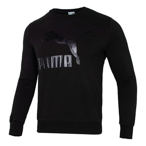 Džemper Puma Classics Logo Crew Neck Sweater Crna | 531367-01