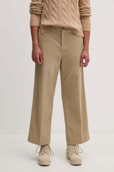 Hlače Polo by Ralph Lauren High Waist Trousers Bež | 211939940, 0