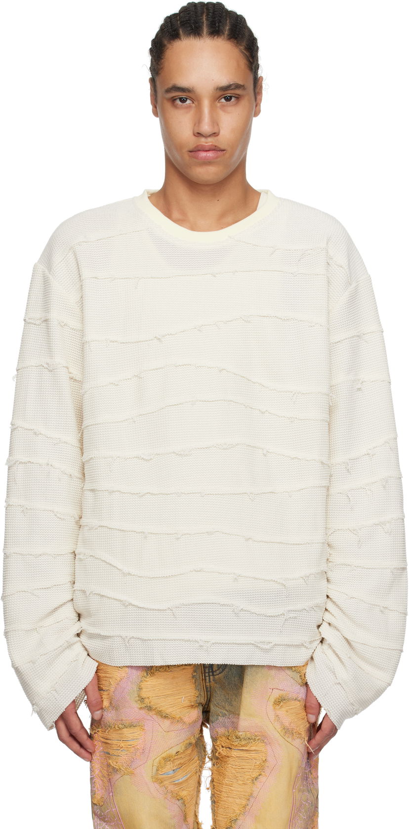Džemper Who Decides War Who Decides War Wavelength Thermal T-Shirt Bijela | 1110530019SS25