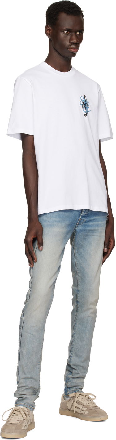 Majica kratkih rukava AMIRI Amiri Jazz Band Graphic T-Shirt Bijela | AMJYTE1167, 3