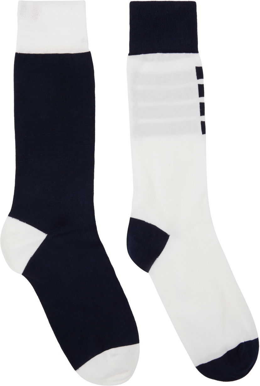Čarape Thom Browne Thom Browne Funmix 4-Bar Mid Calf Socks Višebojno | FAS228F-Y3012