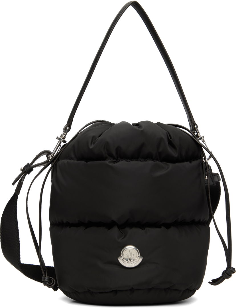 Ručna torbica Moncler Moncler Caradoc Water-Repellent Bucket Bag Crna | K209B5I00002M6275