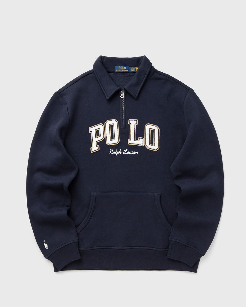 Dukserice Polo by Ralph Lauren Polo Ralph Lauren Fleece Quarter-Zip Sweatshirt Tamnoplava | 710981150002