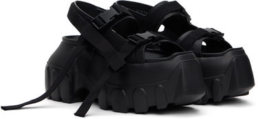 Tenisice i cipele Rick Owens Rick Owens Hollywood Mega Tractor Sandals Crna | RU01E5866 LOO, 3