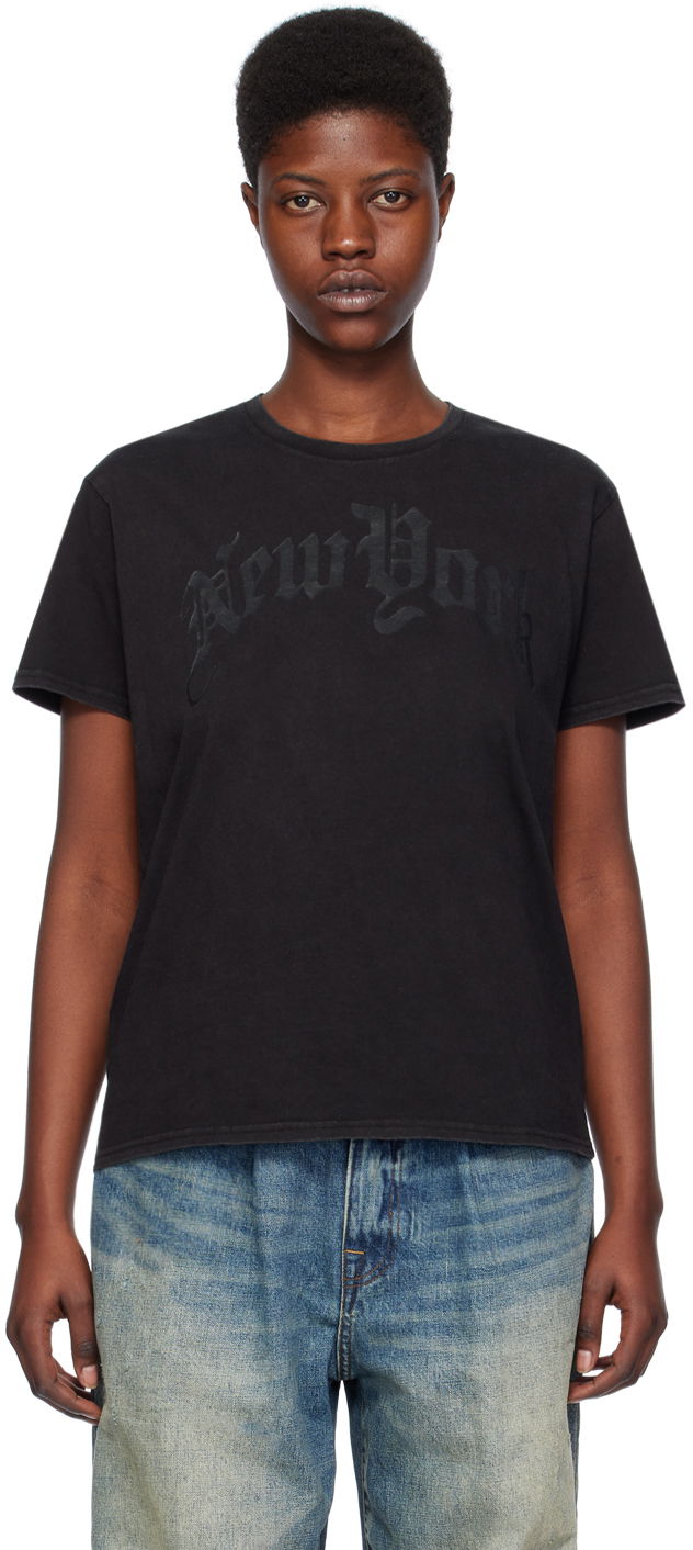 Majica kratkih rukava R13 R13 'New York Boy' T-Shirt Crna | R13WK001-K099A