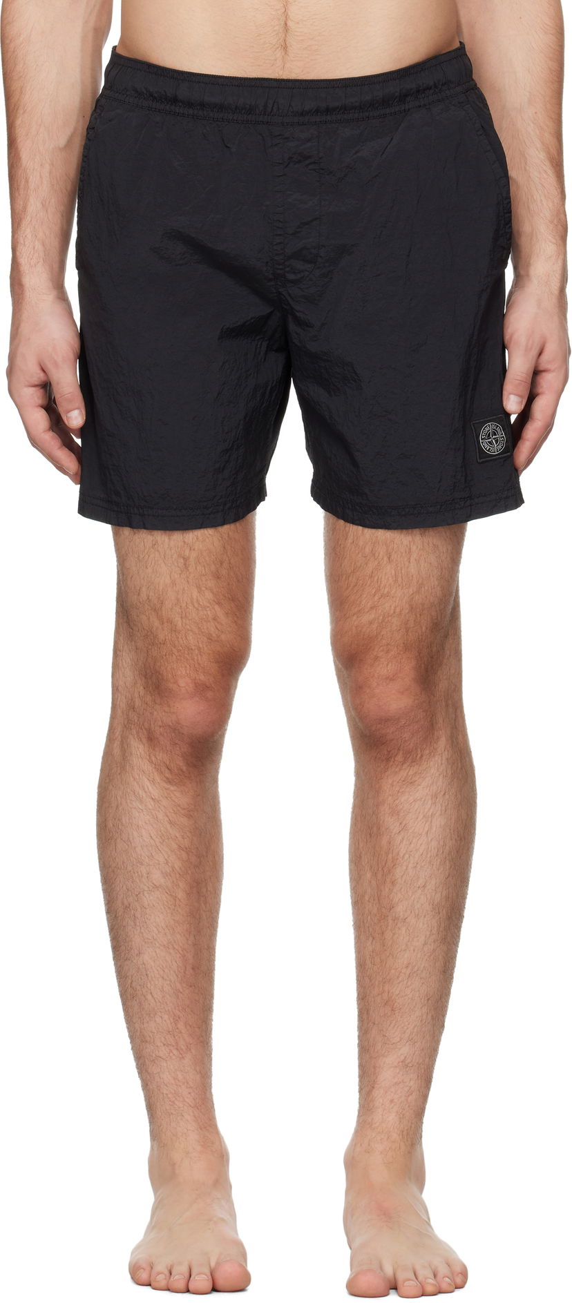 Kupaći kostimi Stone Island Crinkled Swim Shorts Crna | K1S15B100009S0043