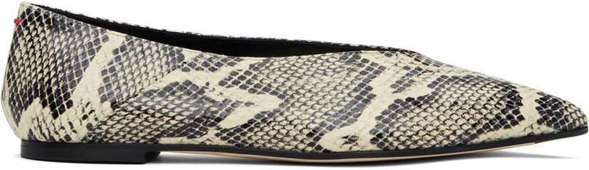 Njega cipela Aeyde Aeyde Moa Leather Ballerina Flats Bež | A11-FL-MOAP8MFL-223-100-043