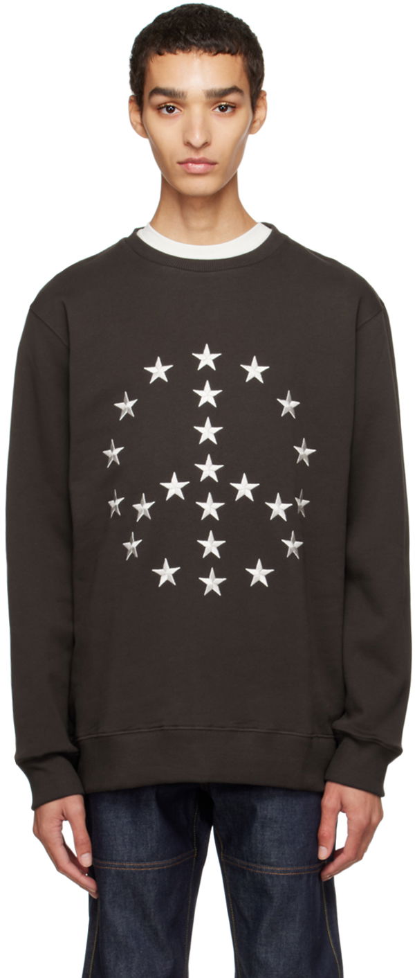 Dukserice Études Story Peace Sweatshirt Smeđa | H22MM205OC16BR