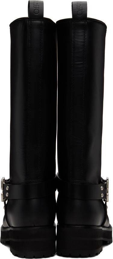 Odjeća Off-White Off-White Off Track Leather Boots Crna | OWIE045C99LEA0011072, 1