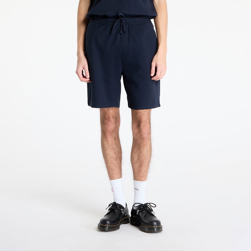 Kratke hlače BOSS Hugo Boss Waffle Shorts Tamnoplava | 50535884-403