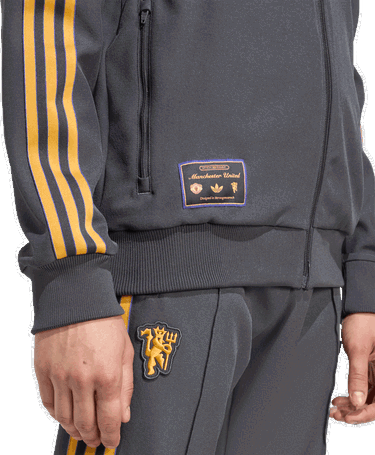 Trenerka adidas Performance Manchester United Terrace Icons Track Top Siva | JN2816, 3