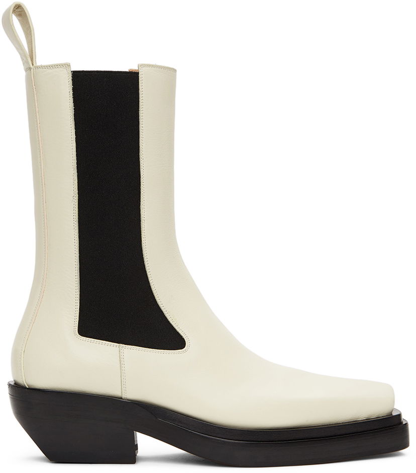 Tenisice i cipele Bottega Veneta Bottega Veneta 'The Lean' Chelsea Boots Bijela | 639702 - V00M0