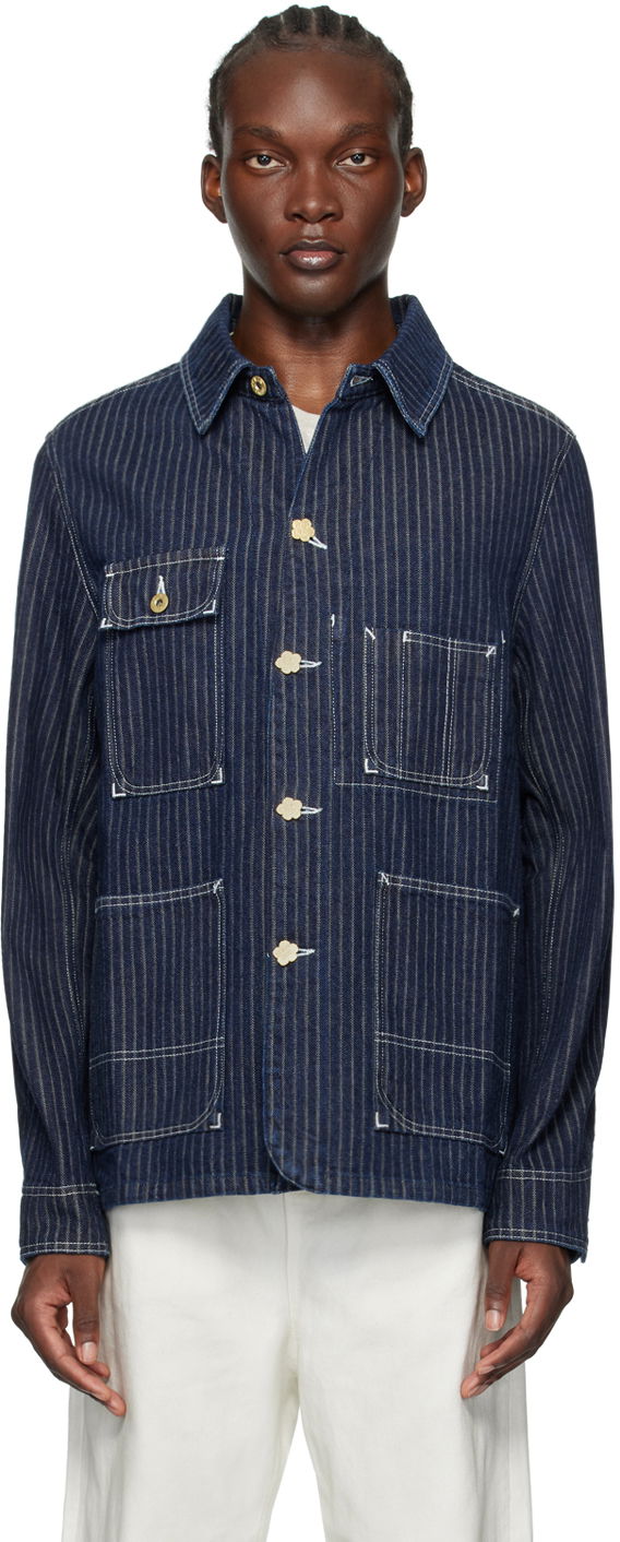 Košulja KENZO Relaxed Workwear Denim Jacket Plava | FE65DV1126F1