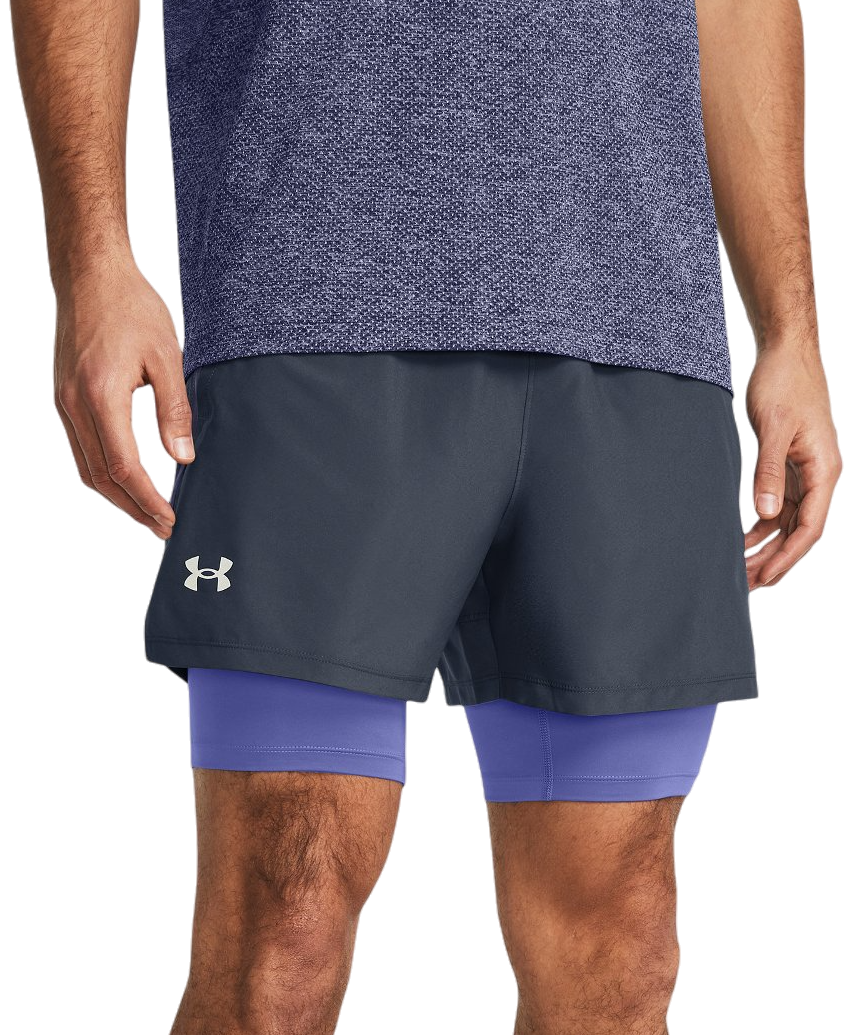 Kratke hlače Under Armour Launch 2 in 1 Shorts Siva | 1382640-044, 0