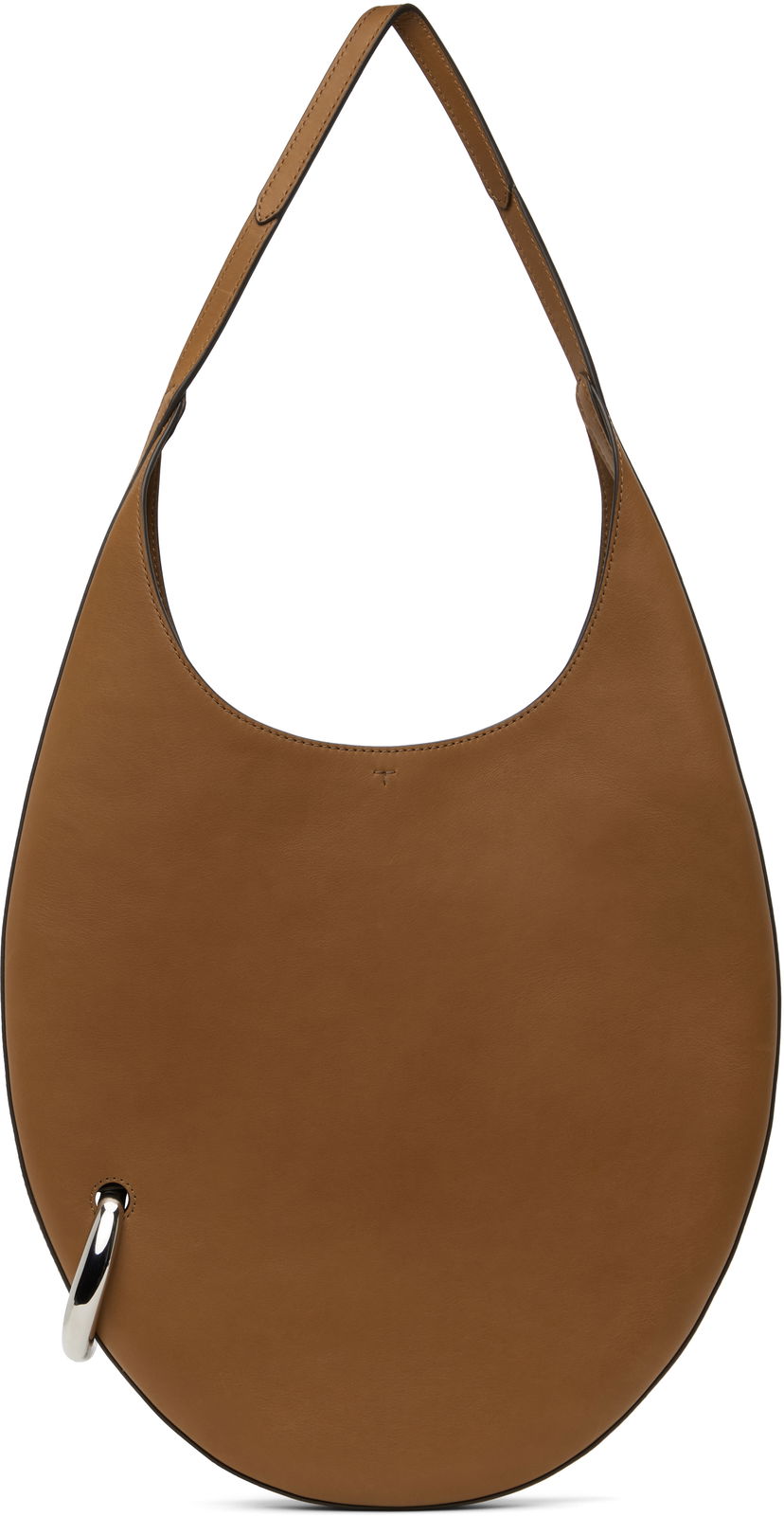 Torba za rame Tory Burch Tory Burch Pierced Shoulder Bag Smeđa | 171566-200