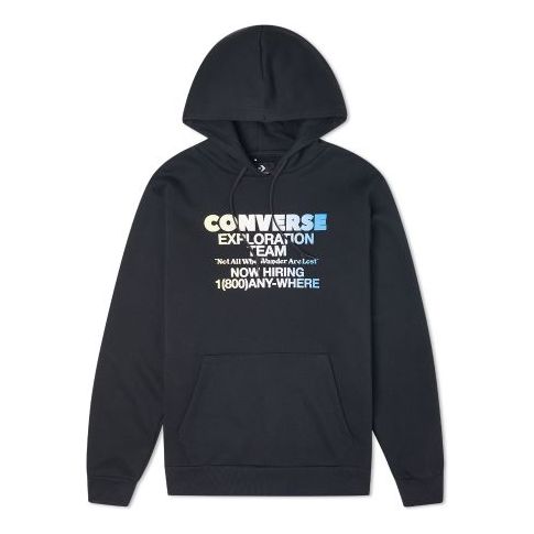 Dukserice Converse Exploration Team Pullover Hoodie Crna | 10021271-A01