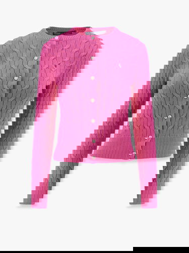 Džemper Polo by Ralph Lauren Cable Knit Cardigan by Polo Ralph Lauren Ružičasta | 211891643019, 0