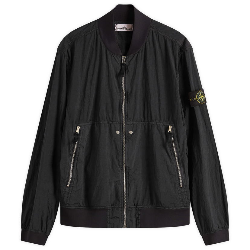 Bomber jakna Stone Island Nylon Metal Watro-TC ECONYL Bomber Jacket, Size Large Crna | K1S154100019-V0029