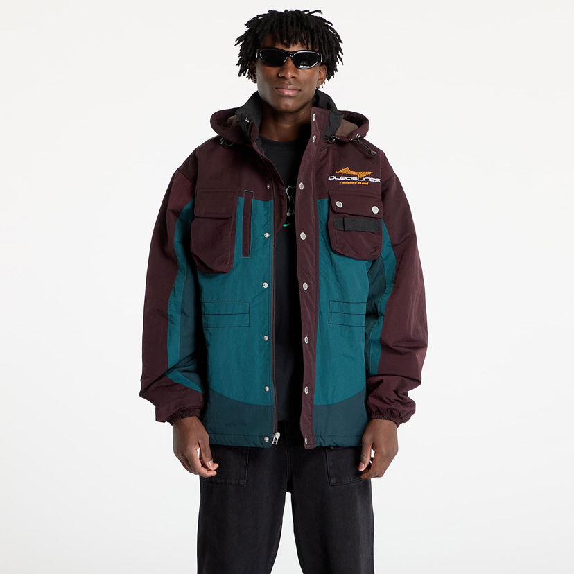 Vjetrovka Pleasures PLEASURES Revolution Outdoor Jacket Višebojno | P24W002 BROWN