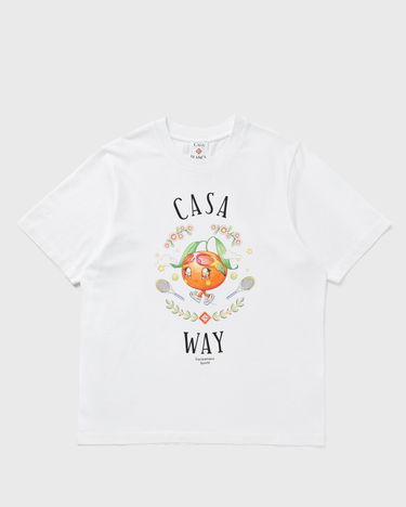Majica kratkih rukava Casablanca Casa Way Orange Mascot Graphic T-Shirt Bijela | M-AW25-JTS-001-02, 0