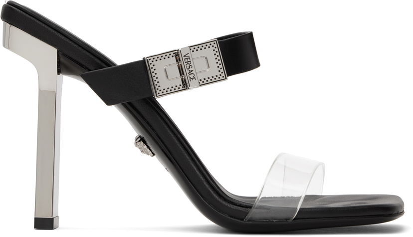 Njega cipela Versace Versace Medusa Heeled Sandals Crna | 1017187_1A08651_1B00P
