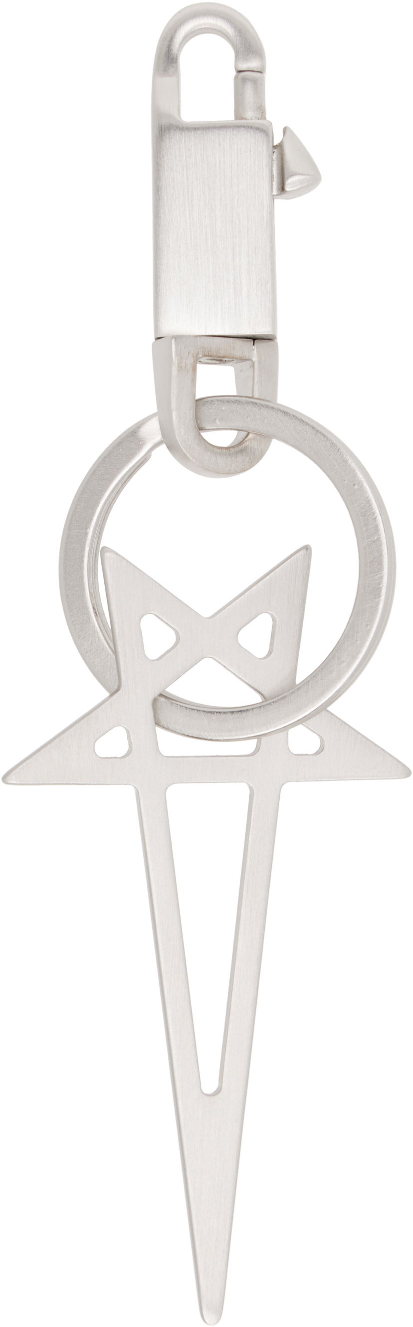 Privjesci za ključeve Rick Owens Rick Owens Concordians Pentagram Keychain Metalik | RA02E0791 MET