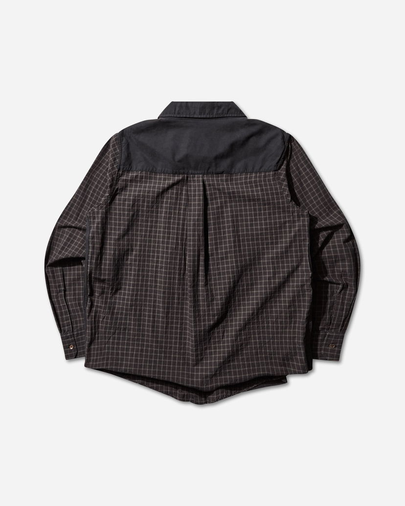 Košulja OUR LEGACY Double Borrowed Shirt Faux Lumberjack Check Crna | M4252DB 001