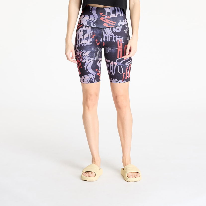 Kratke hlače Horsefeathers Horsefeathers Tikka Typo Print Bike Shorts Crna | TW035D