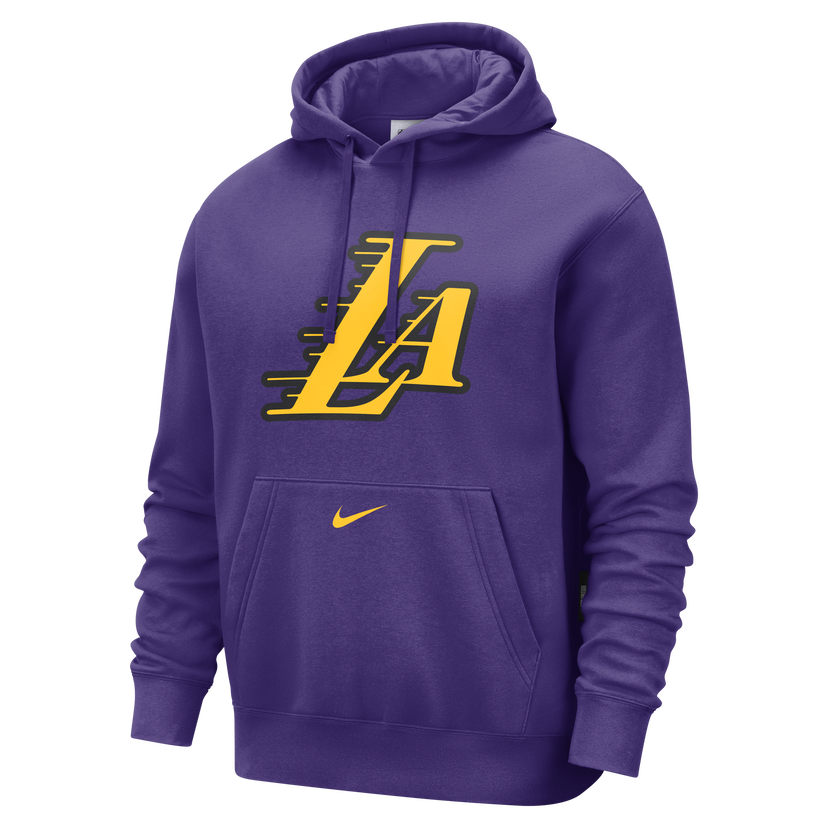 Dukserice Nike NBA Los Angeles Lakers Club City Edition Fleece Hoodie Ljubičasta | FZ0599-504