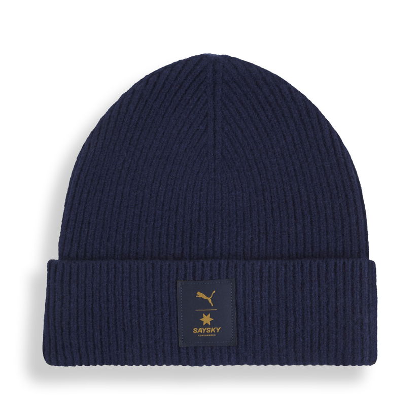 Kapica Puma PUMA x SAYSKY Merino Beanie Tamnoplava | 026615_01