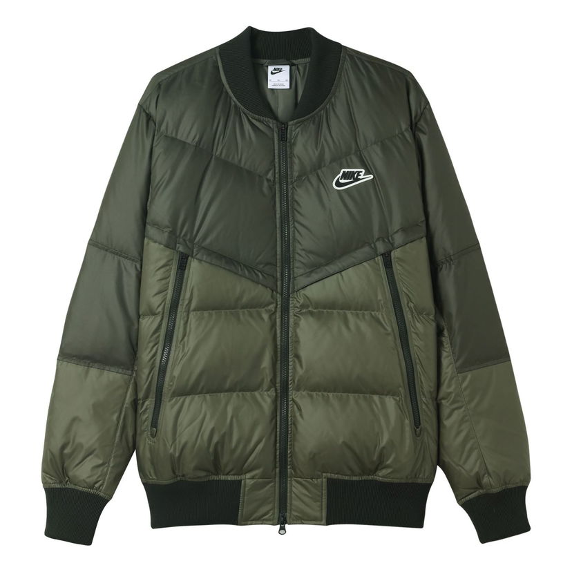 Bomber jakna Nike Padded Logo Bomber Jacket Zelena | DV4275-380