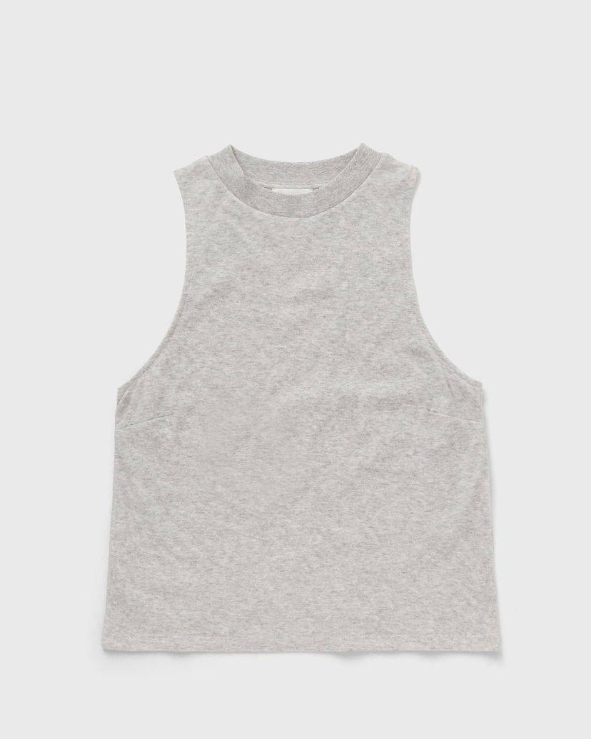 Majica bez rukava American Vintage RUZY Sleeveless Top Siva | RUZ01AE24-GRIS-CLAIR-CHINE