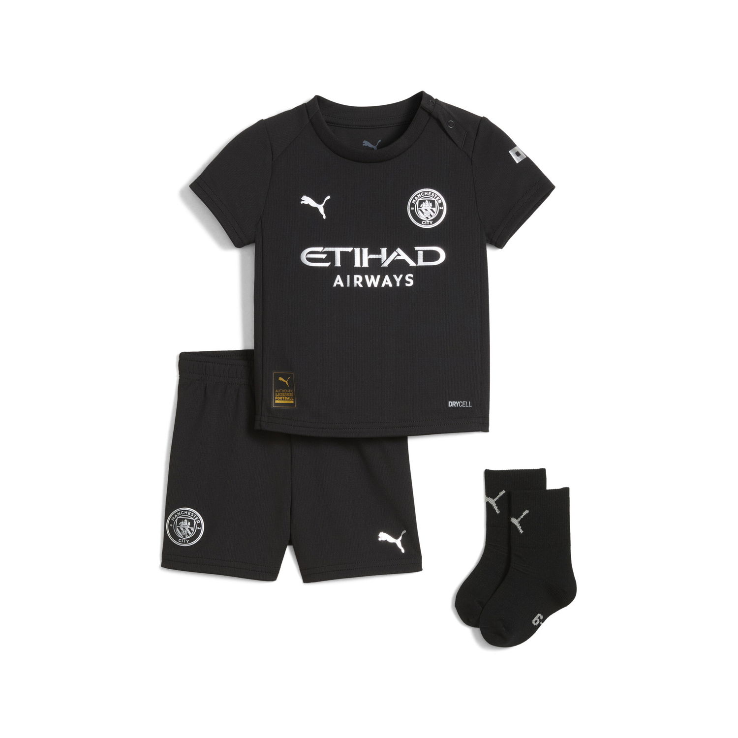 Trenerka Puma Manchester City 25/26 2nd Away Infant Minikit DryCELL Crna | 780356_02, 0