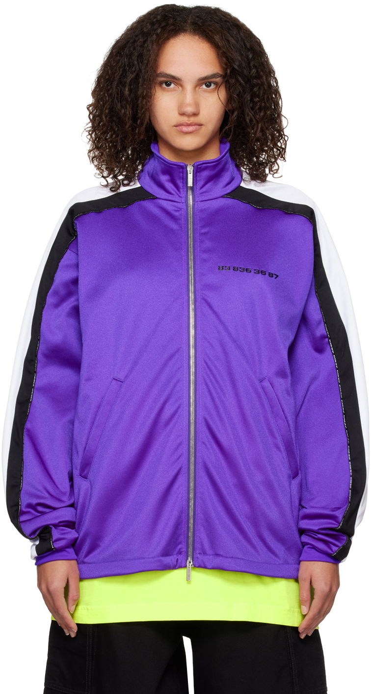 Vjetrovka VETEMENTS Oversized Track Jacket Ljubičasta | VL14AT100V