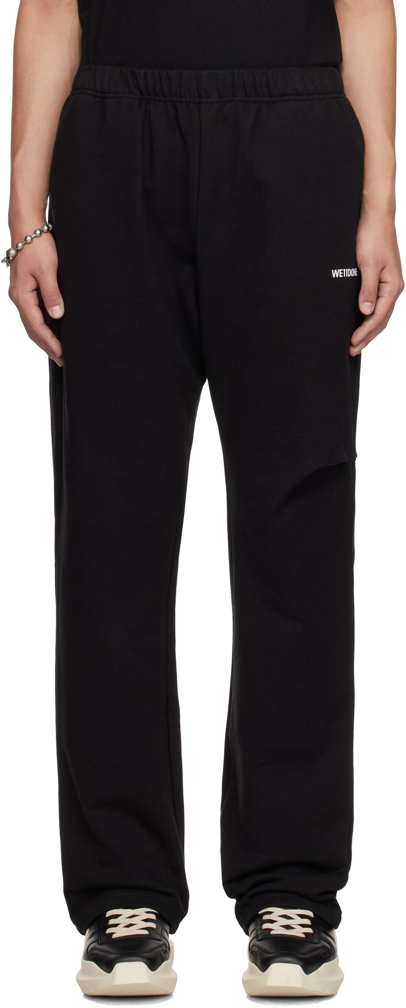 Trenirka We11done We11done Wide Jogger Sweatpants Crna | WD-TA3-22-864-U-BK