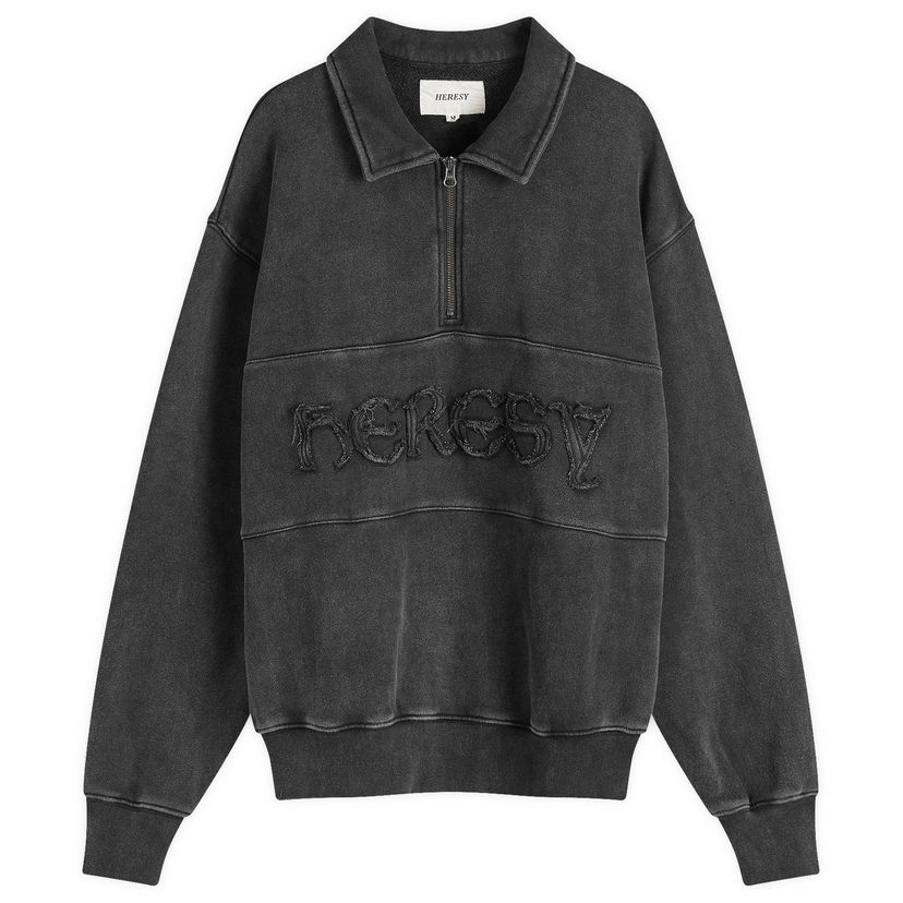 Dukserice Heresy Pintsmen Quarter Zip Sweatshirt Crna | HAW24-S01A