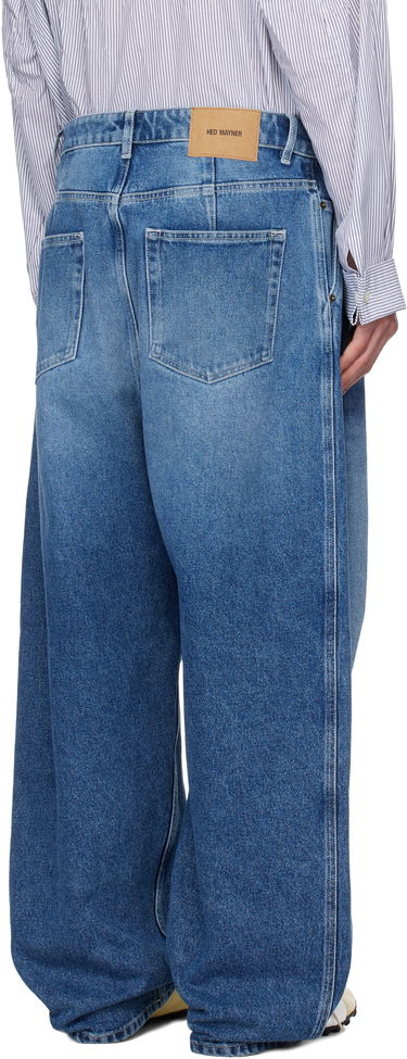 Jeans HED MAYNER Hed Mayner Pleated Jeans Plava | HMMA67021A-HA191, 2