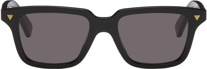 Sunčane naočale Bottega Veneta Bottega Veneta Triangle Stud Rectangular Sunglasses Crna | BV1363S-001