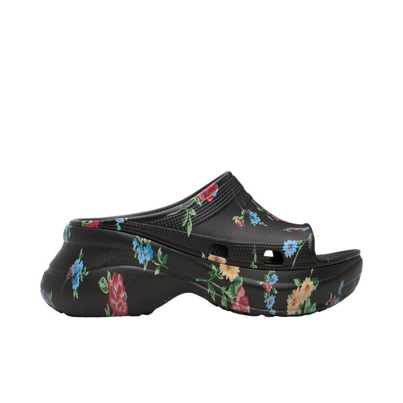 Tenisice i cipele Balenciaga Balenciaga Crocs Edition Floral Pool Slides Crna | 677389W1S8G