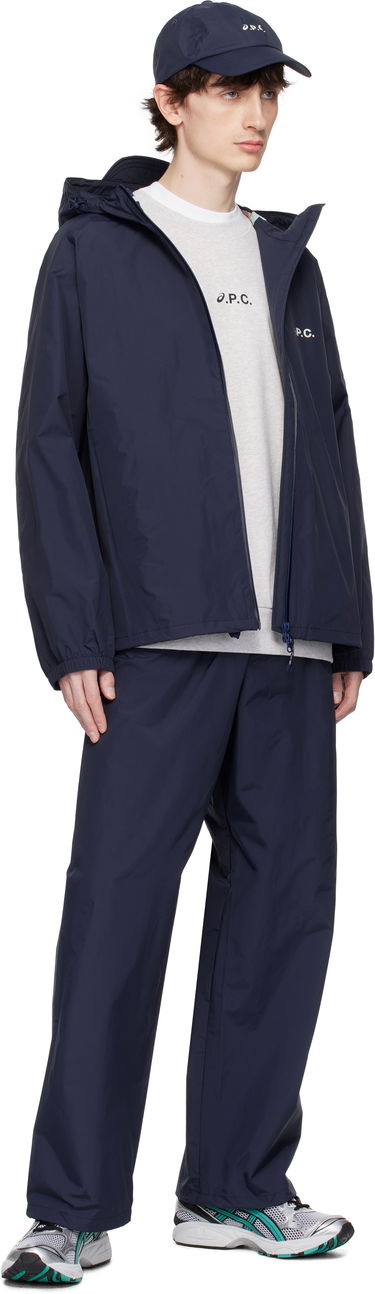 Vjetrovka A.P.C. A.P.C. ASICS Edition Meadow Hooded Jacket Tamnoplava | PSAKM-M32001, 3