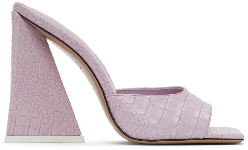 Njega cipela The Attico Attico Devon Heeled Mules Ljubičasta | 221WS000 EL002