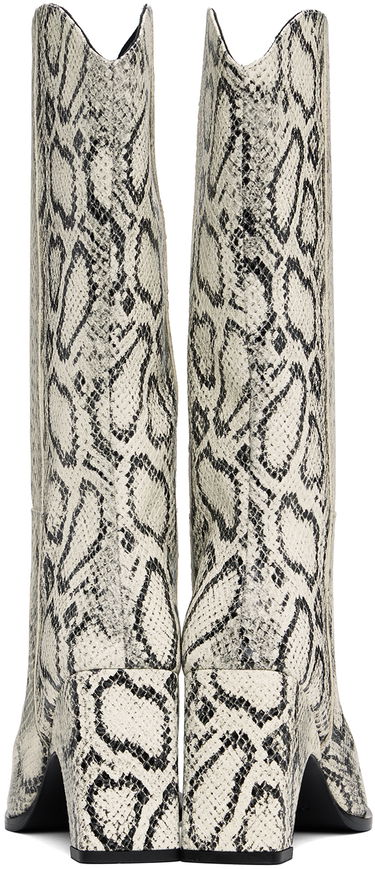 Tenisice i cipele Coperni Snake Print Bridge Cowboy Boots Bijela | COPSH16F6003, 1